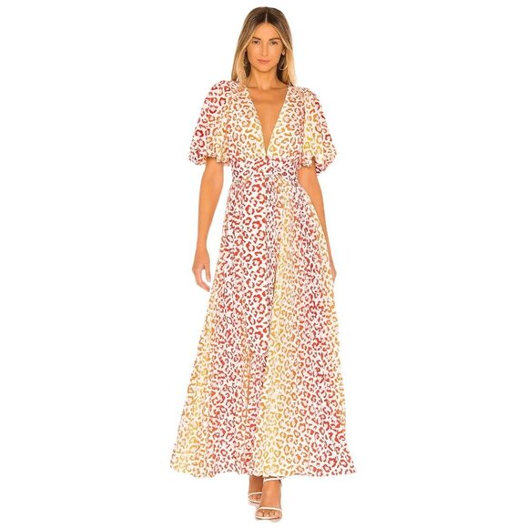 ROCOCO SAND Avana Dress in Orange X-Small New Womens Long Maxi Gown - Picture 1 of 16